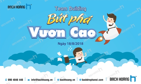 Thiết Kế Backdrop - Phông Gala Dinner - Team Building mẫu 01