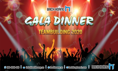 Thiết Kế Backdrop - Phông Gala Dinner - Team Building mẫu 02