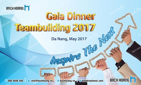 Thiết Kế Backdrop - Phông Gala Dinner - Team Building mẫu 42