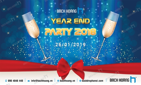Background - Backdrop - Phông Year End Party 14