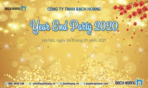 Background - Backdrop - Phông Year End Party 18