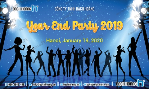 Background - Backdrop - Phông Year End Party 26