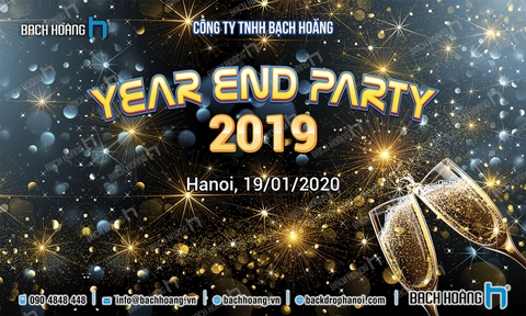 Background - Backdrop - Phông Year End Party 30