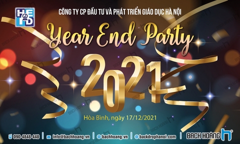 Background - Backdrop - Phông Year End Party 35
