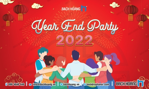 Background - Backdrop - Phông Year End Party 43