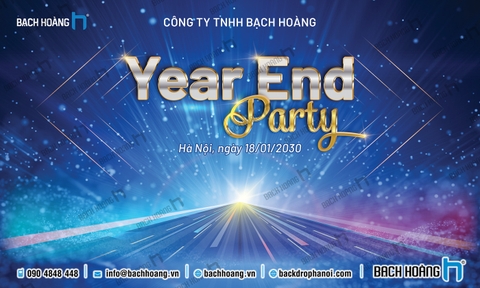 Background - Backdrop - Phông Year End Party 45