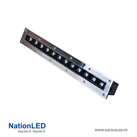 Đèn LED âm đất chữ nhật 12W - NationLED