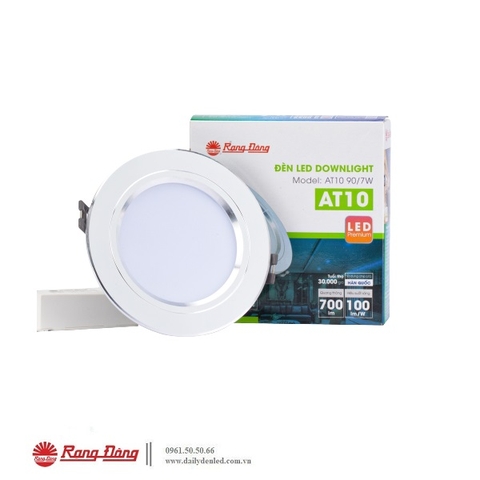 Đèn led âm trần AT10 90/7W Rạng Đông