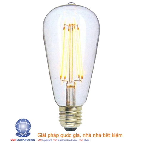 Bóng đèn led Edison kiểu sợi đốt 2W đui xoáy E27