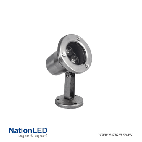 Đèn LED âm nước đế ngồi 3W - NationLED