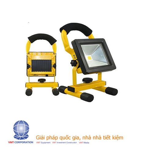 Đèn pha led 50W tích điện mỏng DLV