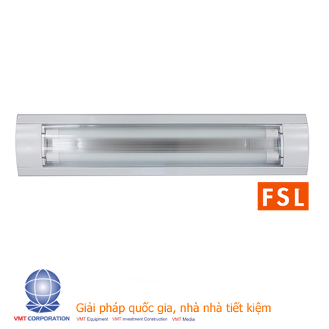 Máng đèn tuýp LED đôi chống bụi 0.6m