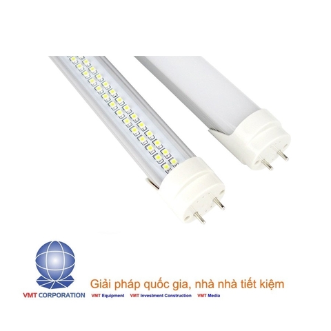 Đèn tuýp led kính trong 2 hàng led