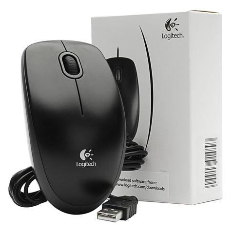 Chuột Logitech Có Dây B100