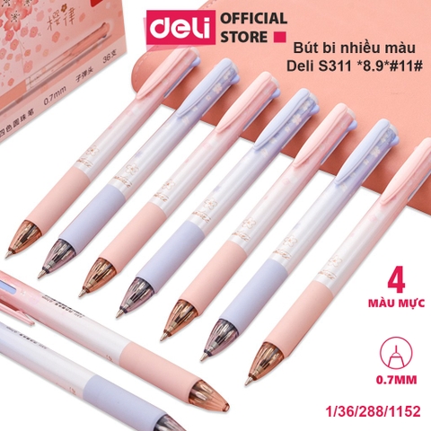 Bút Bi nhiều Màu DELI S311