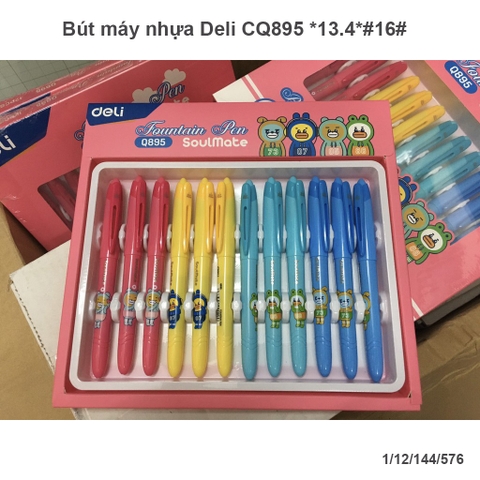 Bút máy nhựa DELI CQ895