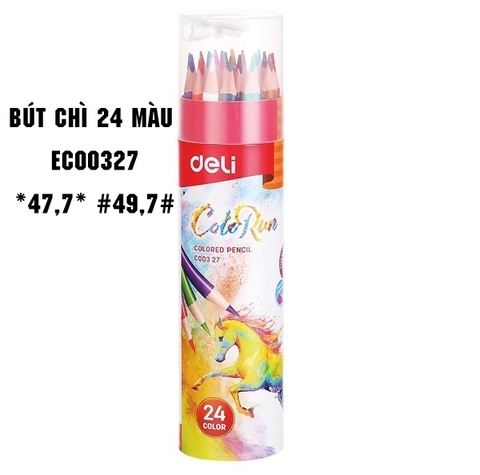 Bút chì 24 Màu DELI EC00327