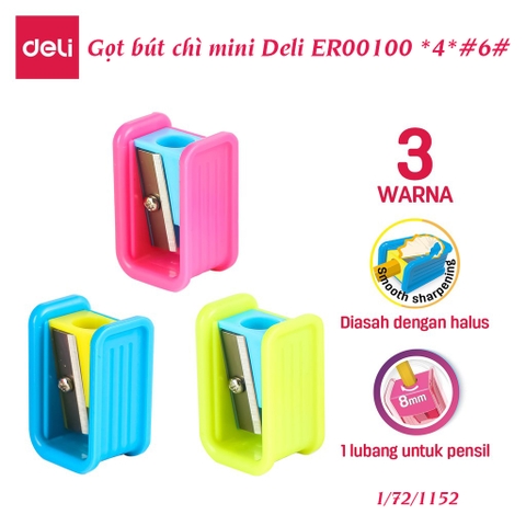 Gọt Bút chì 1 Lỗ DELI Er00100