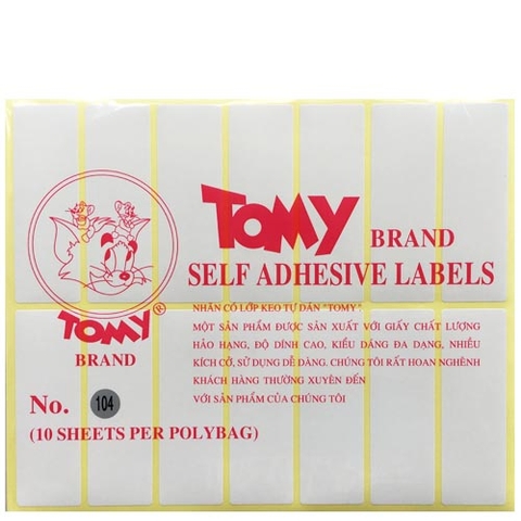 Giấy Decal Tomy