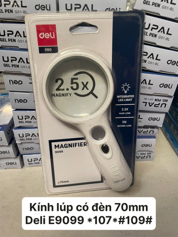 Kính Lúp Có Đèn DELI E9099