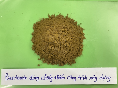 BENTONITE  DÙNG CHỐNG THẤM CÔNG TRÌNH XÂY DỰNG