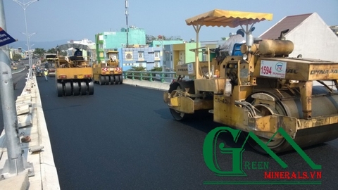 Bột khoáng CaCO3 trộn bê tông nhựa Asphalt