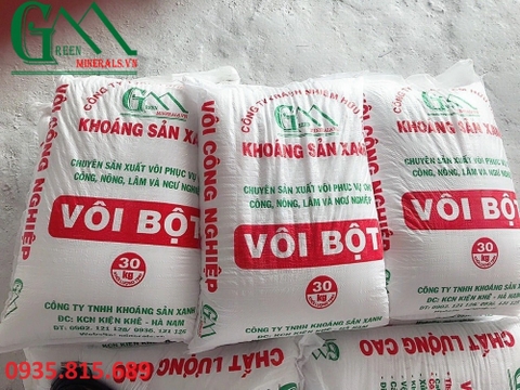 Vôi bột công nghiệp chất lượng cao