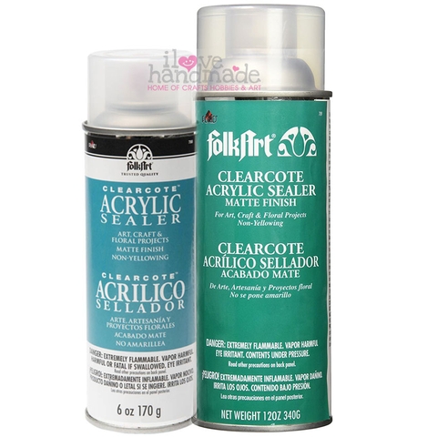 Phủ bảo vệ dạng xịt - Folkart Acrylic Sealer Matte Finish