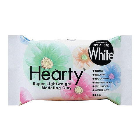 Đất sét nặn tạo hình Nhật Bản màu trắng Hearty white S