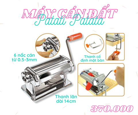 Máy cán đất sét Patati Patata