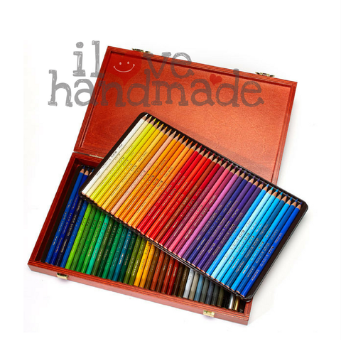 HỘP BÚT CHÌ MÀU CAO CẤP BLICK COLORED PENCILS 72 CÂY (HỘP GỖ)