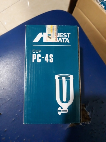 Cốc đựng sơn PC-4S  iwata phân biệt thật giả