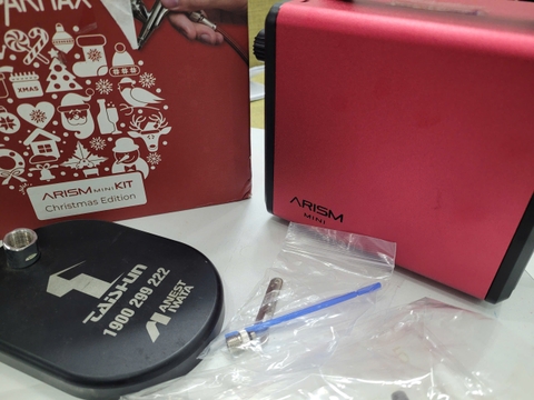 Máy nén khí mini Sparmax kèm bút vẽ