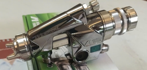 Súng phun sơn WIDER1AL 10E1V Anest Iwata Japan Automatic spray gun HVLP WIDER1AL