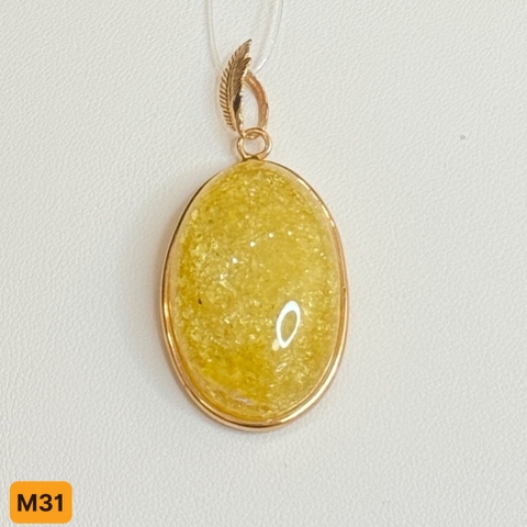 Mặt vòng nở hoa hổ phách M31