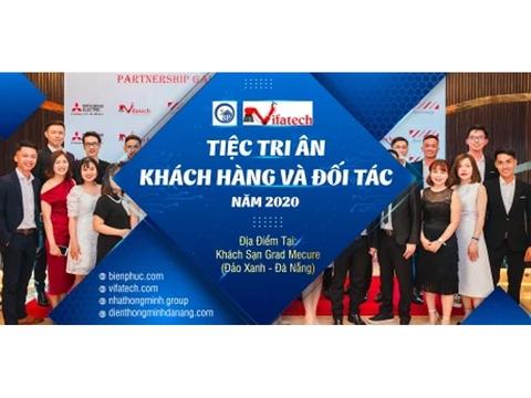 TIỆC TRI ÂN KHÁCH HÀNG VÀ ĐỐI TÁC CỦA CÔNG TY VIFATECH VÀ HÃNG MITSUBISHI ELECTRIC TẠI KHÁCH SẠN GRAND MECURE (ĐẢO XANH - ĐÀ NẴNG)