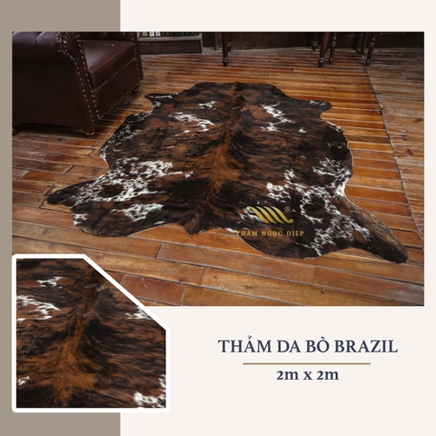 THẢM DA BÒ BRAZIL 030