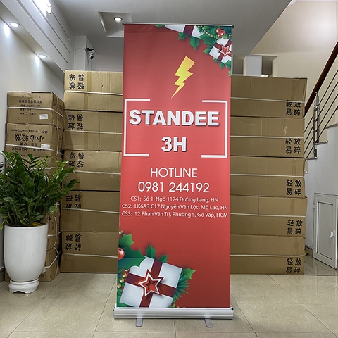 Standee Cuốn Nhôm Tốt 0.8x2m