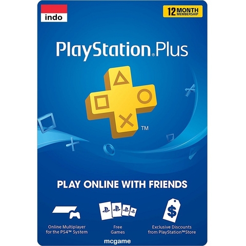PlayStation Plus Membership 12 Months Indonesia
