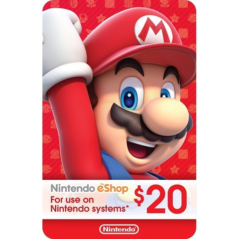 Nintendo eShop Prepaid Card 20$