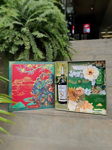 Set Quà Tết Hộp Túi MS16- XANH LÁ