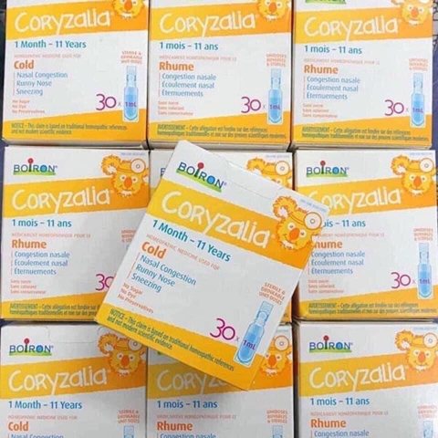 Muối Uống Boiron Coryzalia Vi Lượng Đồng Căn Cho Bé Từ 1 Tháng - 11 Tuổi