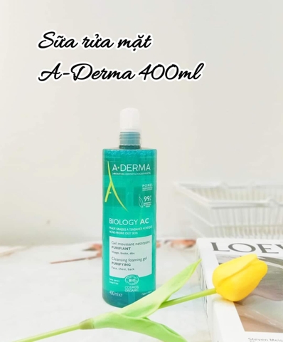 Sữa Rửa Mặt Dạng Gel Aderma Pháp 400ml - 400ml