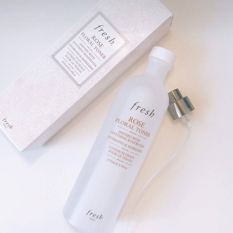 FRESH ROSE FLORAL TONER - Dưỡng ẩm và thu nhỏ lỗ chân lông