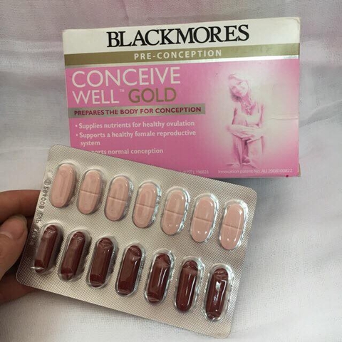 Bổ Trứng Blackmores Conceive Well Gold Tăng Khả Năng Thụ Thai