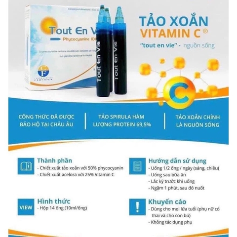 Tảo tươi trẻ hóa da Tout En Vie PhycovitC Pháp