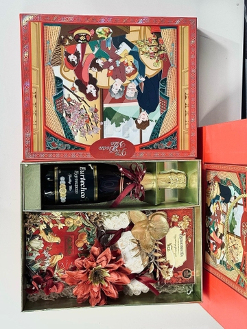 Set Quà Tết Hộp Túi MS21 - ĐỎ
