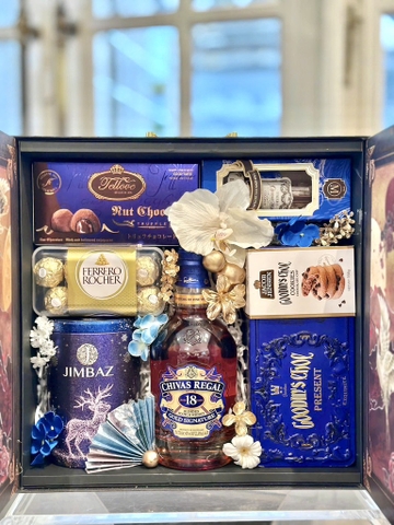 Set Quà Tết Hộp Xanh Chivas 18 MS70