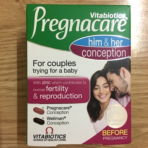 Pregnacare Him and Her Conception tăng khả năng thụ thai