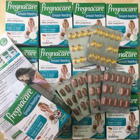 Vitamin Tổng Hợp Cho Phụ Nữ Sau Sinh Pregnacare Breast-feeding - Anh